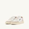 MEDALIST LOW SNEAKER AUS WEISSEM UND BRAUNEM ZUCKERWILDTIER UND LEDER MEDALIST LOW SNEAKER AUS WEISSEM UND BRAUNEM ZUCKERWILDTIER UND LEDER