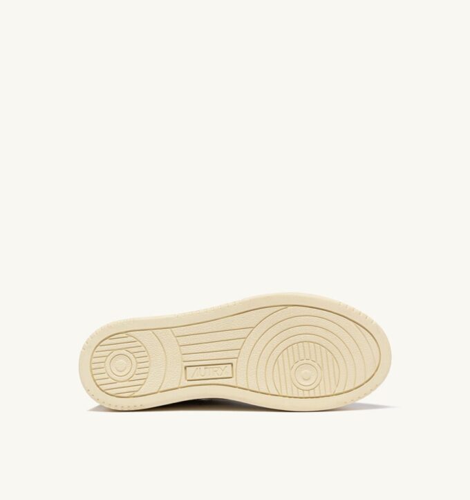 MEDALIST LOW SNEAKER AUS WEISSEM UND GOLDENEM LEDER