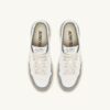 MEDALIST LOW SNEAKER AUS WEISSEM UND GRAUEM LEDER-WILDLEDER MEDALIST LOW SNEAKER AUS WEISSEM UND GRAUEM LEDER-WILDLEDER