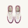 MEDALIST LOW SNEAKER AUS WEISSEM UND LILA LEDER UND WILDLEDER MEDALIST LOW SNEAKER AUS WEISSEM UND LILA LEDER UND WILDLEDER