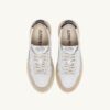 MEDALIST LOW SNEAKER AUS WEISSEM UND SCHWARZEM LEDER UND BEIGEM WILDLEDER MEDALIST LOW SNEAKER AUS WEISSEM UND SCHWARZEM LEDER UND BEIGEM WILDLEDER