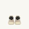 MEDALIST LOW SNEAKER AUS WEISSEM UND SCHWARZEM LEDER UND WILDLEDER MIT SCHRIFTZUG MEDALIST LOW SNEAKER AUS WEISSEM UND SCHWARZEM LEDER UND WILDLEDER MIT SCHRIFTZUG