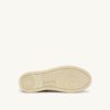 MEDALIST LOW SNEAKER AUS WEISSEM UND SILBERNEN LEDER MIT SCHRIFTZUG