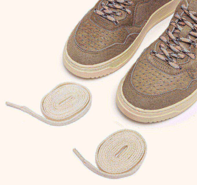 MEDALIST LOW SNEAKER IN BEIGE PONY HAIR EFFECT MEDALIST LOW SNEAKER IN BEIGE PONY HAIR EFFECT