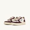 MEDALIST LOW SNEAKER IN LEDER MARSHMALLOW UND AMARONE GLITTER