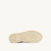 MEDALIST LOW SNEAKER IN LEDER MARSHMALLOW UND AMARONE GLITTER