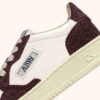 MEDALIST LOW SNEAKER IN LEDER MARSHMALLOW UND AMARONE GLITTER