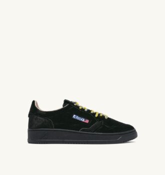 MEDALIST LOW SNEAKER IN SCHWARZ MIT PONYHAAR-EFFEKT