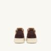 MEDALIST LOW SNEAKER IN TRICOLOR BONITO STREET UND WINE SUEDE