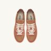 MEDALIST LOW SNEAKER IN TRICOLOR BONITO STREET UND WINE SUEDE