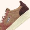 MEDALIST LOW SNEAKER IN TRICOLOR BONITO STREET UND WINE SUEDE