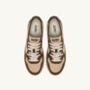 MEDALIST LOW SNEAKER IN TRICOLOR LAND AND CAPER SUEDE MEDALIST LOW SNEAKER IN TRICOLOR LAND AND CAPER SUEDE