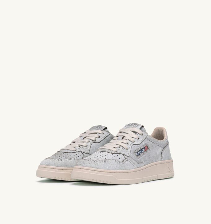 MEDALIST LOW SNEAKER IN WEISS UND ROSA GEFÄRBTEM WILDLEDER MEDALIST LOW SNEAKER IN WEISS UND ROSA GEFÄRBTEM WILDLEDER