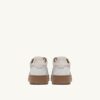 MEDALIST LOW SNEAKER IN WEISS UND TABAKBRAUNEM WILDLEDER MIT ABSCHNITTENEM EFFEKT MEDALIST LOW SNEAKER IN WEISS UND TABAKBRAUNEM WILDLEDER MIT ABSCHNITTENEM EFFEKT