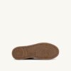 MEDALIST LOW SNEAKER IN WEISS UND TABAKBRAUNEM WILDLEDER MIT ABSCHNITTENEM EFFEKT MEDALIST LOW SNEAKER IN WEISS UND TABAKBRAUNEM WILDLEDER MIT ABSCHNITTENEM EFFEKT