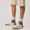 MEDALIST LOW SNEAKER IN WEISSEM UND MILITÄRISCHEM LEDER-WILDLEDER MEDALIST LOW SNEAKER IN WEISSEM UND MILITÄRISCHEM LEDER-WILDLEDER