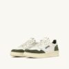 MEDALIST LOW SNEAKER IN WEISSEM UND MILITÄRISCHEM LEDER-WILDLEDER MEDALIST LOW SNEAKER IN WEISSEM UND MILITÄRISCHEM LEDER-WILDLEDER