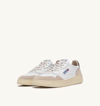 MEDALIST LOW SNEAKER IN WEISSEM UND MRÖTEM WILDLEDER UND LEDER MEDALIST LOW SNEAKER IN WEISSEM UND MRÖTEM WILDLEDER UND LEDER