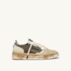 MEDALIST LOW SNEAKER SUPER VINTAGE AUS LEDER UND MESH, FARBE GRAU, WEISS UND GOLD