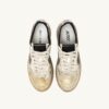 MEDALIST LOW SNEAKER SUPER VINTAGE AUS LEDER UND MESH, FARBE GRAU, WEISS UND GOLD