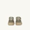 MEDALIST LOW SNEAKER SUPER VINTAGE AUS WEISSEM UND SILBERNEN LEDER UND EIDECHSEN-WILDLEDER MEDALIST LOW SNEAKER SUPER VINTAGE AUS WEISSEM UND SILBERNEN LEDER UND EIDECHSEN-WILDLEDER