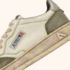 MEDALIST LOW SNEAKER SUPER VINTAGE AUS WEISSEM UND SILBERNEN LEDER UND EIDECHSEN-WILDLEDER MEDALIST LOW SNEAKER SUPER VINTAGE AUS WEISSEM UND SILBERNEN LEDER UND EIDECHSEN-WILDLEDER