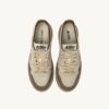 MEDALIST LOW SNEAKER SUPER VINTAGE AUS WEISSEM UND SILBERNEN LEDER UND GEBRANNTEM WILDLEDER MEDALIST LOW SNEAKER SUPER VINTAGE AUS WEISSEM UND SILBERNEN LEDER UND GEBRANNTEM WILDLEDER