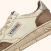 MEDALIST LOW SNEAKER SUPER VINTAGE AUS WEISSEM UND SILBERNEN LEDER UND GEBRANNTEM WILDLEDER MEDALIST LOW SNEAKER SUPER VINTAGE AUS WEISSEM UND SILBERNEN LEDER UND GEBRANNTEM WILDLEDER