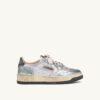 MEDALIST LOW SNEAKER SUPER VINTAGE IN SILBERFARBENEM METALISIERTEM LEDER