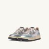 MEDALIST LOW SNEAKER SUPER VINTAGE IN SILBERFARBENEM METALISIERTEM LEDER