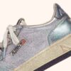 MEDALIST LOW SNEAKER SUPER VINTAGE IN SILBERFARBENEM METALISIERTEM LEDER