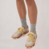 MEDALIST LOW SNEAKER SUPER VINTAGE IN SPA BLAU UND RUSSET BROWN LEDER