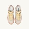 MEDALIST LOW SNEAKER SUPER VINTAGE IN SPA BLAU UND RUSSET BROWN LEDER