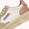 MEDALIST LOW SNEAKER SUPER VINTAGE IN WEISSEM CAMEO-BRAUN UND SAFARI-LEDER