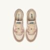 MEDALIST LOW SNEAKER SUPER VINTAGE IN WEISSEM ROSE- UND SCHARFTABELLENLEDER