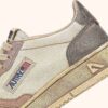 MEDALIST LOW SNEAKER SUPER VINTAGE IN WEISSEM ROSE- UND SCHARFTABELLENLEDER