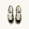 MEDALIST LOW SNEAKERS SUPER VINTAGE IN WEISSEM MESH, SILBERNEM WILDLEDER UND SCHWARZEM LEDER MEDALIST LOW SNEAKERS SUPER VINTAGE IN WEISSEM MESH, SILBERNEM WILDLEDER UND SCHWARZEM LEDER
