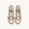 MEDALIST LOW SNEAKERS SUPER VINTAGE IN WEISSEM SCHOKOLADEN- UND SILBERLEDER MEDALIST LOW SNEAKERS SUPER VINTAGE IN WEISSEM SCHOKOLADEN- UND SILBERLEDER