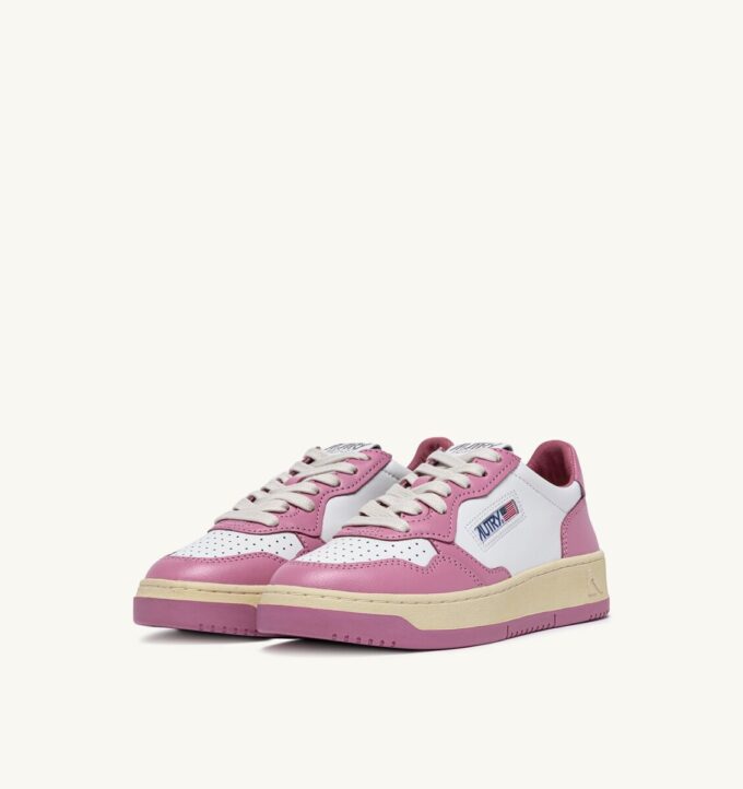MEDALIST LOW SNEAKERS ZWEIFARBIG IN WEISSEM UND POLIGNAC LEDER