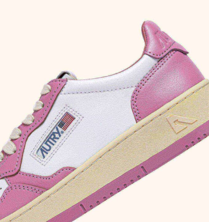 MEDALIST LOW SNEAKERS ZWEIFARBIG IN WEISSEM UND POLIGNAC LEDER