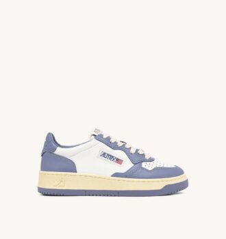 MEDALIST LOW SNEAKERS ZWEIFARBIG IN WEISSEM UND TEMPEST LEDER