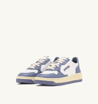 MEDALIST LOW SNEAKERS ZWEIFARBIG IN WEISSEM UND TEMPEST LEDER