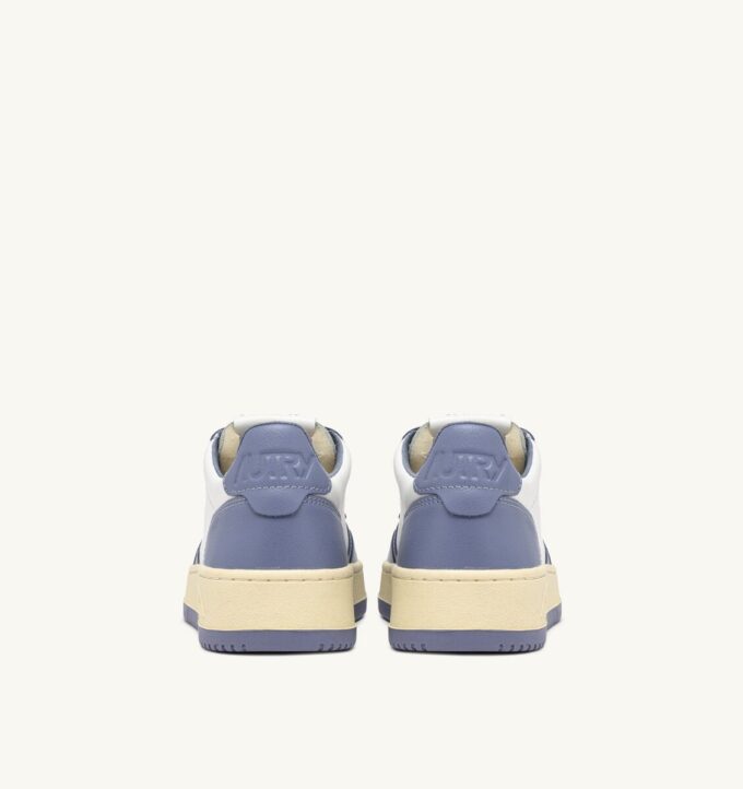 MEDALIST LOW SNEAKERS ZWEIFARBIG IN WEISSEM UND TEMPEST LEDER