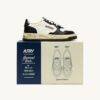MEDALIST LOW SUPER VINTAGE ‚Autry x Maison MIHARA YASUHIRO General Scale.‘ Sneaker aus weißem und schwarzem Leder MEDALIST LOW SUPER VINTAGE ‚Autry x Maison MIHARA YASUHIRO General Scale.‘ Sneaker aus weißem und schwarzem Leder