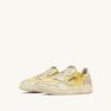 MEDALIST LOW SUPER VINTAGE SNEAKER AUS ELFENBEIN- UND WEISSEM LEDER UND MESH