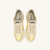 MEDALIST LOW SUPER VINTAGE SNEAKER AUS ELFENBEIN- UND WEISSEM LEDER UND MESH