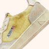 MEDALIST LOW SUPER VINTAGE SNEAKER AUS ELFENBEIN- UND WEISSEM LEDER UND MESH