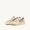 MEDALIST LOW SUPER VINTAGE SNEAKER AUS GRAUEM UND WEISSEM LEDER UND MESH MEDALIST LOW SUPER VINTAGE SNEAKER AUS GRAUEM UND WEISSEM LEDER UND MESH