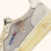 MEDALIST LOW SUPER VINTAGE SNEAKER AUS GRAUEM UND WEISSEM LEDER UND MESH MEDALIST LOW SUPER VINTAGE SNEAKER AUS GRAUEM UND WEISSEM LEDER UND MESH