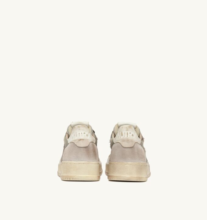 MEDALIST LOW SUPER VINTAGE SNEAKER AUS MILITÄR- UND WEISSEM LEDER UND MESH MEDALIST LOW SUPER VINTAGE SNEAKER AUS MILITÄR- UND WEISSEM LEDER UND MESH